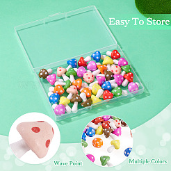 32 шт. 8-х цветные миниатюрные украшения&nbsp;DJEW-TA0001-24