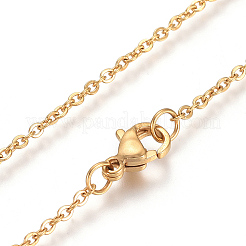 (vente d'usine de bijoux) Colliers pendentifs en acier inoxydable 304&nbsp;NJEW-F275-44G