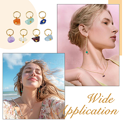 12 комплект подвесок из натуральных камней PALLOY-FH0008-72G