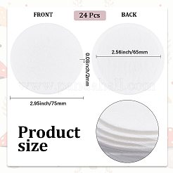 Хлопчатобумажные принадлежности для посадки фильтрующая прокладка для грибов&nbsp;AJEW-WH20019-92