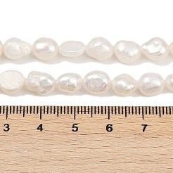 Fili di perle di perle d'acqua dolce coltivate naturali&nbsp;PEAR-P064-20J-03A