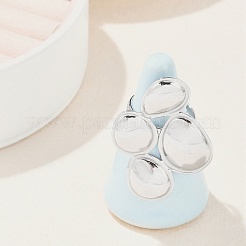 Кольца-манжеты каплевидной формы из нержавеющей стали 304 с защитой от потускнения&nbsp;RJEW-M047-05P