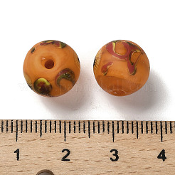 Бусины ручной работы матового бисера&nbsp;LAMP-C016-04C-04