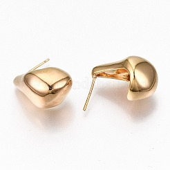 Серьги-кольца из латуни KK-R117-039-NF