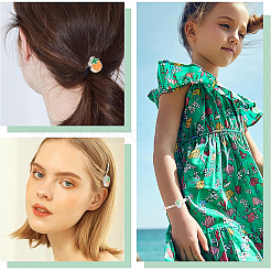 60шт 6 стильные прозрачные акриловые эмалевые бусины&nbsp;ACRC-BC0001-01