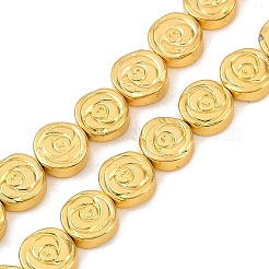 Гальванические нити из синтетических немагнитных гематитовых бусин G-C156-06G