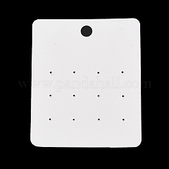 Открытки с прямоугольными бумажными серьгами AJEW-A052-04