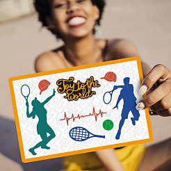 Углеродистая сталь разрезает трафареты DIY-WH0309-948