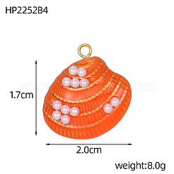 Подвески из нержавеющей стали 304 с эмалью STAS-OY003-28G