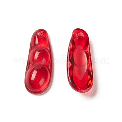 Окрашенного распылением стеклянные подвески GLAA-D006-11