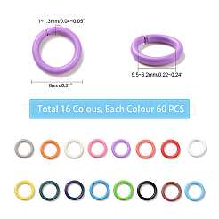 480 Stück 16 Farben Eisen-Schnellverbinder&nbsp;IFIN-PH0024-68