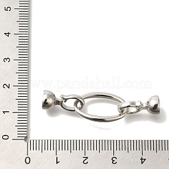 Латунь раз по сравнению с застежками KK-K389-123P