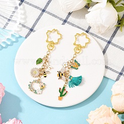 Подвесные украшения из сплава эмали&nbsp;KEYC-YW00219-01