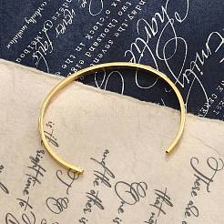 Браслеты-манжеты из нержавеющей стали 304 с ионным покрытием (IP) BJEW-K173-02G