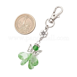 Decorazioni pendenti in vetro con angelo&nbsp;HJEW-MZ00261-04