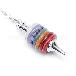 Биолокационные маятники в катушках из смешанных камней&nbsp;G-Q483-07