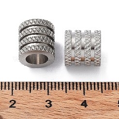 Европейские бусины из нержавеющей стали 303 STAS-Q302-29A-P