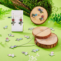 60pcs pendentifs en émail en alliage&nbsp;ENAM-TA0003-75P