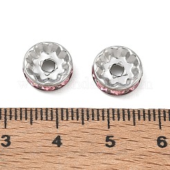 Perles d'espacement en strass en acier inoxydable 304&nbsp;RB-CBA18B7-01P-15