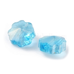 Прозрачный Electroplate стеклянные бусины&nbsp;GLAA-D016-15E