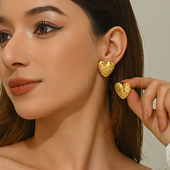 Boucles d'oreilles à tige en acier inoxydable 304 pour femmes&nbsp;WGCD99F-01