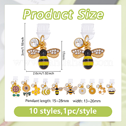 10шт пластиковые мобильные пылезащитные заглушки HJEW-WH00149