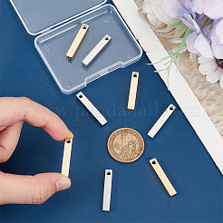 8 шт. подвески из нержавеющей стали 304 двух цветов&nbsp;FIND-UN0004-05