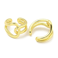 Серьги-манжеты из латуни EJEW-C104-019G