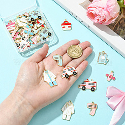 42шт 21 стиля сплава эмалевые подвески&nbsp;ENAM-CJ0006-95