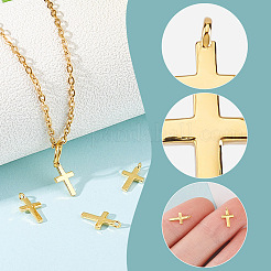 4 шт. 925 подвески-креста из стерлингового серебра FIND-GO0002-62B