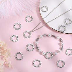 20 шт. соединительные кольца из сплава в тибетском стиле&nbsp;TIBE-SC0001-96