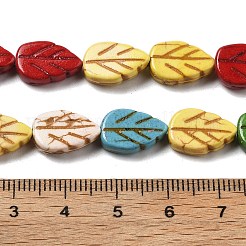 Синтетических нитей бирюзовые бусы G-B140-K01