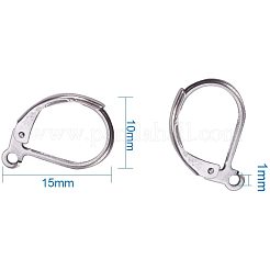 Фурнитура для сережек-гвоздиков из нержавеющей стали 304 STAS-PH0018-28P