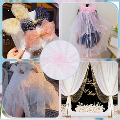 Полиэфирная ткань с цветочным узором DIY-WH0678-104C