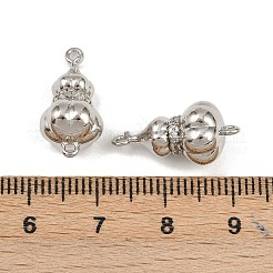 Латунные винтовые застежки с микропаве и кубическим цирконием KK-C136-03P