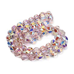 Гальванизируйте прозрачное стекло бисер нитей&nbsp;EGLA-B012-AB08