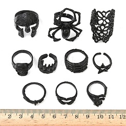 10 комплект из 7~38 регулируемого кольца-манжеты из сплава для Хэллоуина&nbsp;LS-RJEW-L131-01EB