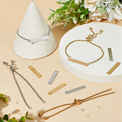 10шт регулируемый слайдер из нержавеющей стали 304 для изготовления браслета DIY-SC0026-31