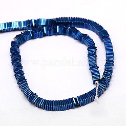 Electroplate non magnetici ematite Perle sintetiche heishi fili&nbsp;G-J171A-2x2mm-07
