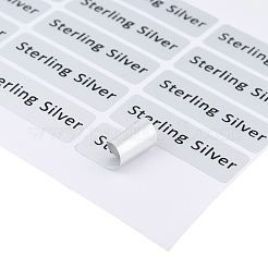 Наклейки из стерлингового серебра для домашних животных&nbsp;LS-DIY-NH002-01A