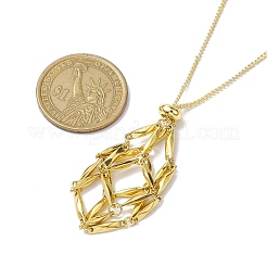 3 шт. 3 стиля 304 нержавеющая сталь макраме мешочек ожерелье изготовление&nbsp;NJEW-JN04902-01