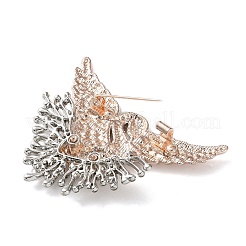 Лебедь сплав горный хрусталь значки на лацкан для рюкзака одежды&nbsp;JEWB-H032-03LGP