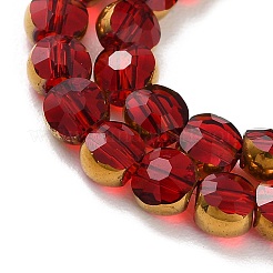 Стеклянные бусины с гальваническим покрытием &nbsp;LS-EGLA-A040-01B