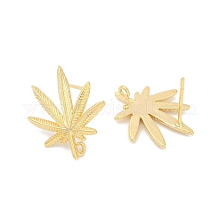 Accessoires de clous d'oreilles en laiton&nbsp;LS-KK-Z099-04G-01