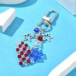 Кулон с имитацией сердца из австрийского хрусталя&nbsp;HJEW-TA00114