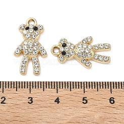 Подвески из сплава и страза&nbsp;ALRI-D303-09G