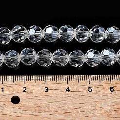 Гальванизируйте прозрачное стекло бисер нитей&nbsp;LS-EGLA-A035-T8mm-A19