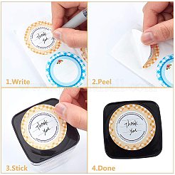 Самоклеящиеся бумажные наклейки-бирки DIY-WH0161-51