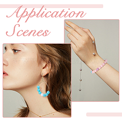 336 шт. 12 вида непрозрачных акриловых бусин с имитацией жемчуга MACR-DC0001-12