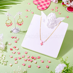 42 шт. подвески-крестики из окрашенного синтетического коралла&nbsp;PALLOY-TAC0212